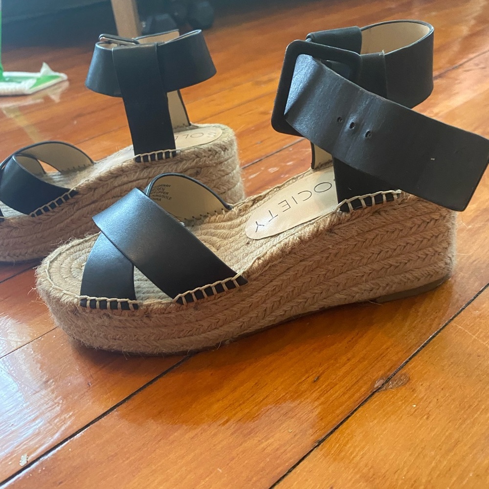Sole Society Audrina Espadrille Wedge Sandal